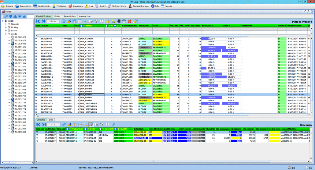 WMS Gestione Magazzino | ﻿Wise Ingegneria E Soluzioni Software